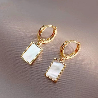 2024 Korean New Simple Temperament Circle Pearl Earrings Fashion Small Versatile Earrings  Jewelry